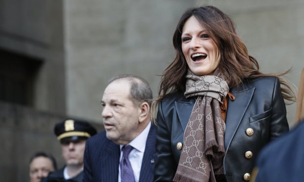 Harvey Weinstein and Donna Rotunno leave a Manhattan courthouse on 19 February. 