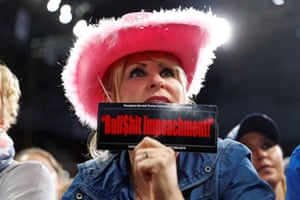 A Trump supporter expresses her feelings on the impeachment process