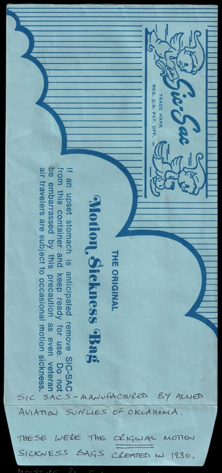 from Trevor Cunningham's collection of airline sick bag.