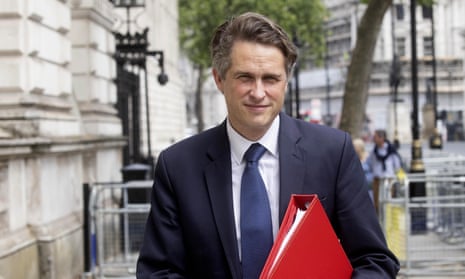 Gavin Williamson, education secretary, leaves Downing Street