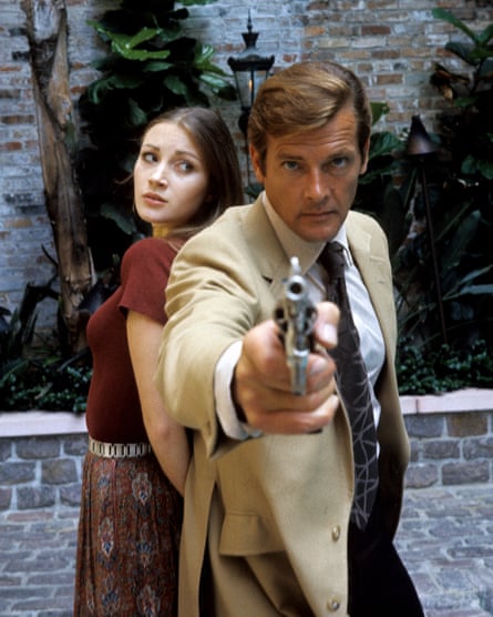 Roger Moore and Jane Seymour