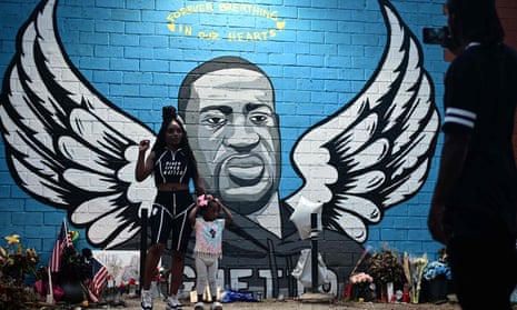 ‘No longer an anonymous Black man’: a George Floyd mural in Houston, Texas