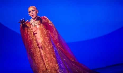 Otherworldly ... Anthony Roth Costanzo in Philip Glass’s Akhnaten at Coliseum, London.