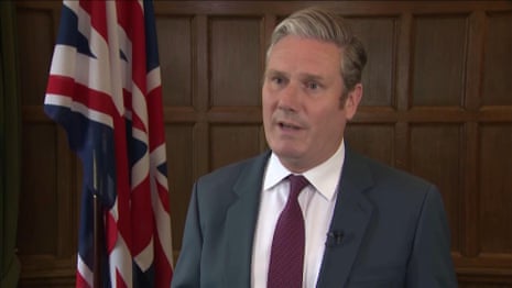 'He can't cling on': Keir Starmer reacts to Boris Johnson's resignation – video