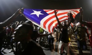 Supporters of Weah celebrate in Monrovia.