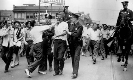 Protesters in Detroit in 1943 demanded that housing for war workers be turned over exclusively to white people, sparking one of the worst race riots in US history.