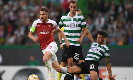Aaron Ramsey led Arsenal to victory in Lisbon on Thursday.
