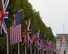 Stars and stripes flags for Trump UK visit had to be changed for brighter red