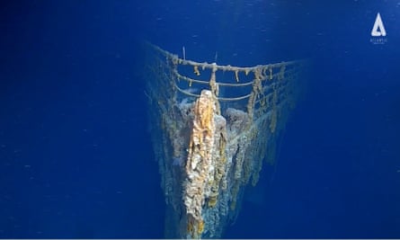 Titanic explorers' dive reveals 'shocking' state of wreck | The Titanic |  The Guardian