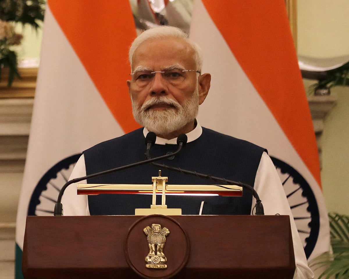 Modi ready to 'pay a heavy price' as India seeks to resist Trump tariffs | India | The Guardian