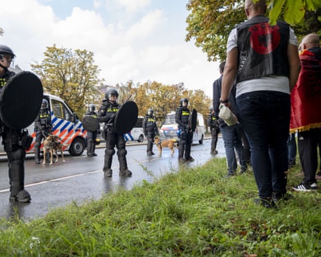 Unrest on the Malieveld following the conviction of former Kosovar President Hashim Thaçi.