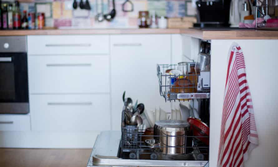 A dishwasher isn't necessarily worse for the environment than hand washing, depending on the model, hand washing style and number of plates.