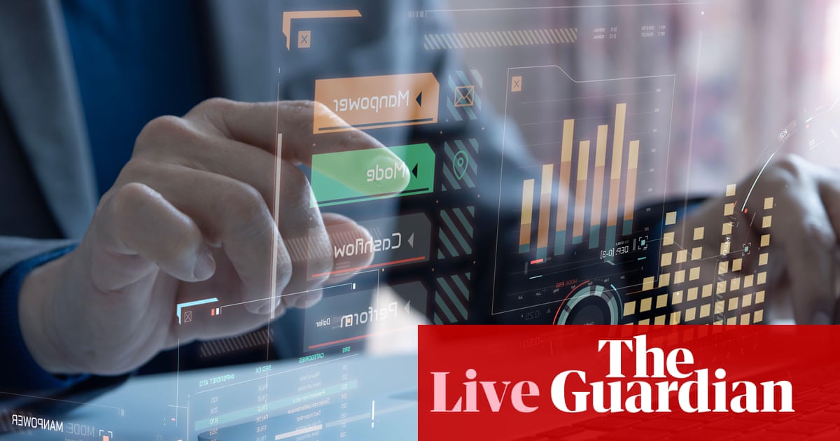 Software stock sell-off goes global amid fears over AI-led disruption – business live