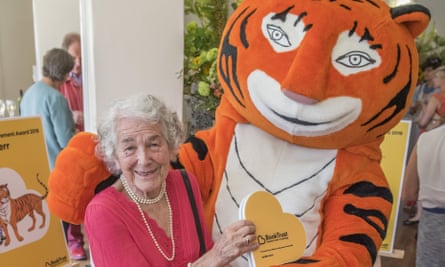 BookTrust Lifetime Achievement Award at London Zoo, UK - 06 Jul 2016Mandatory Credit: Photo by Guy Bell/REX/Shutterstock (5746658ak) Judith Kerr, with the tiger from the book BookTrust Lifetime Achievement Award at London Zoo, UK - 06 Jul 2016 Judith Kerr, the author, who fled Hitler’s Germany and went on to write more than 30 children’s books (incl the Tiger who came to Tea) and sell more than 9 million worldwide, wins the BookTrust Lifetime Achievement Award 2016 at London Zoo.