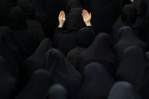 Tehran, Iran: Iranian Shia Muslim women take part in a mourning ritual ahead of Ashura, their holiest day