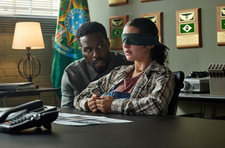 ahya Abdul-Mateen II and Billie Boullet in Man on Fire.