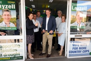 NSW premier Gladys Berejiklian along with NSW Nationals leader and deputy premier John Barilaro and NSW Nationals candidate for Upper Hunter Dave Layzell officially open the NSW Nationals campaign office in Singleton in April.