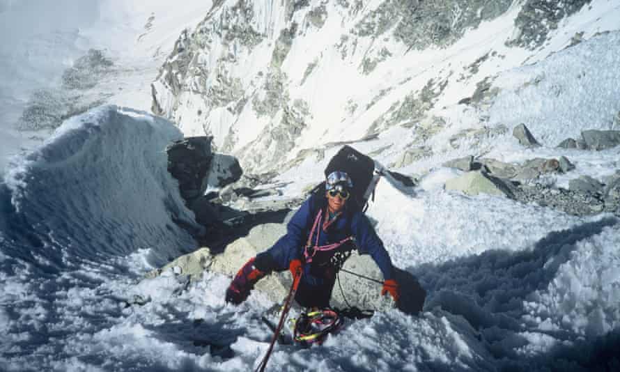 Climber Joe Simpson, the author of Touching the Void.