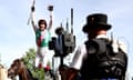 Frankie Dettori celebrates winning the Sandringham Stakes on Coppice.