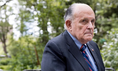 Former Trump Lawyer Rudy Giuliani<br>epa10000609 Rudolph W. Giuliani, President Donald J. Trump’s former personal lawyer, during a small press conference with his son Andrew Giuliani, who is running for New York Governor, in New York, New York, USA, 07 June 2022. Giuliani was interviewed under oath late last month by the United States House of Representatives committee investigating the January 6th on the US Capitol about his role in and any information he has about Trump’s efforts to overturn the results of the 2020 presidential election. EPA/JUSTIN LANE