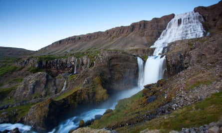 Dynjandi waterfall, Westfjords, Iceland.