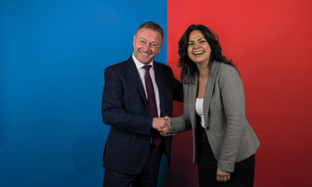 Labour MP Steve Reed and Conservative MP Heidi Allen.