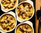 Alice Zaslavsky’s parsnip and pear soup with cheesy toast tops – recipe
