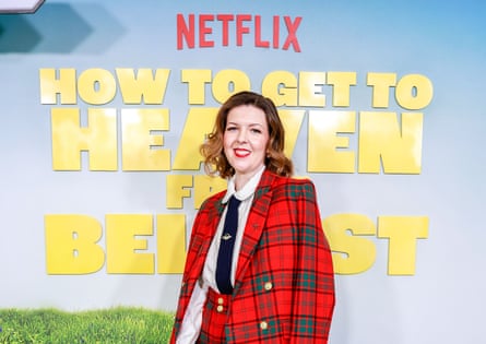 Lisa McGee at the premiere of How to Get to Heaven from Belfast.