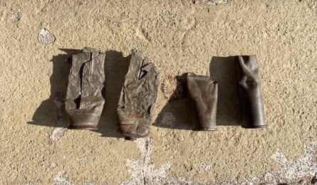 Evidence of a massacre: spent cartridges at Horncranz, dating back to 1893