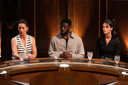 Rachel, Ross and Jade at the Round Table