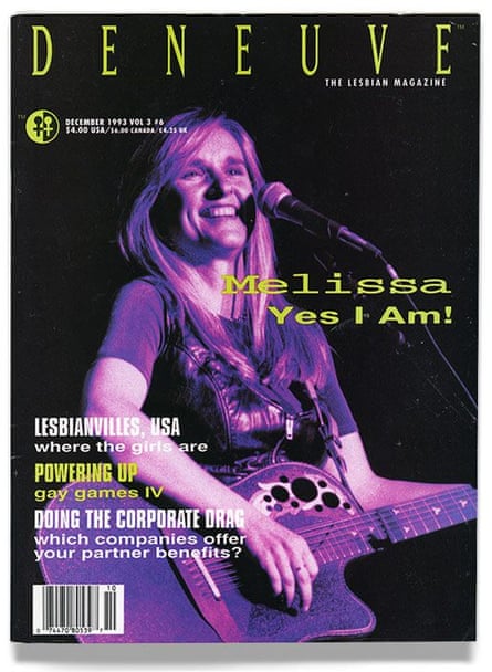 ‘We have arrived’ … rock star Melissa Etheridge starred on the cover in 1993.