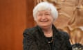 Janet Yellen in Hanoi, Vietnam in July. The US Treasury Secretary has said she ate a meal containing hallucinogenic mushrooms while in China.