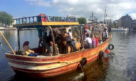 Amsterdam's refugee boat trips