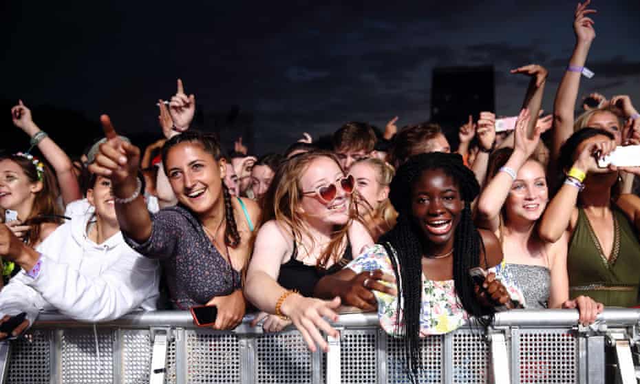 Crowds at Lovebox festival, one of London’s music events to undergo major changes this year.