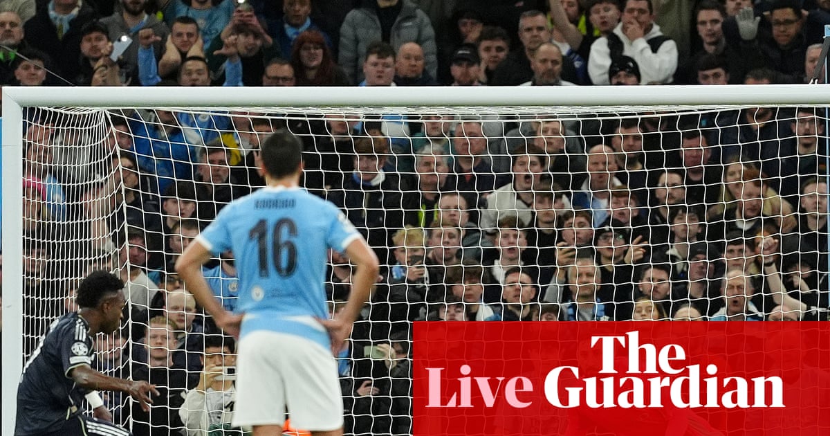 Manchester City v Real Madrid: Champions League last 16, second leg – live