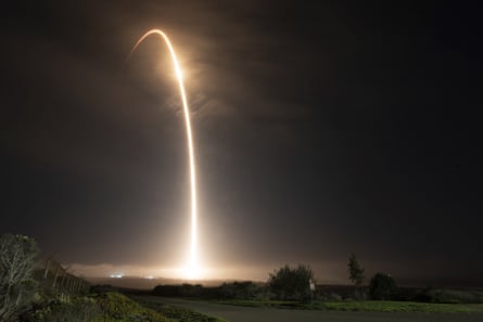 The SpaceX Falcon 9 rocket launches with the double asteroid redirection test, or Dart, spacecraft onboard in November.