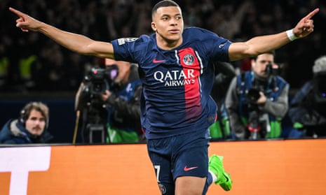 Kylian Mbappé pounces to push PSG into driving seat against Real