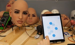 Prototypes featured in Channel 4's documentary, The Sex Robots Are Coming, which looked at just how close humans and machinery are going to get.