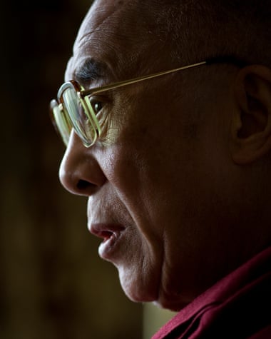 The Dalai Lama in London. Many relied on Dhonden for access to the spiritual leader.