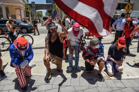 people kneeling
