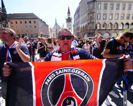 Football matchday live: PSG v Inter Champions League final buildup