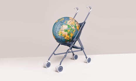 globe in a buggy