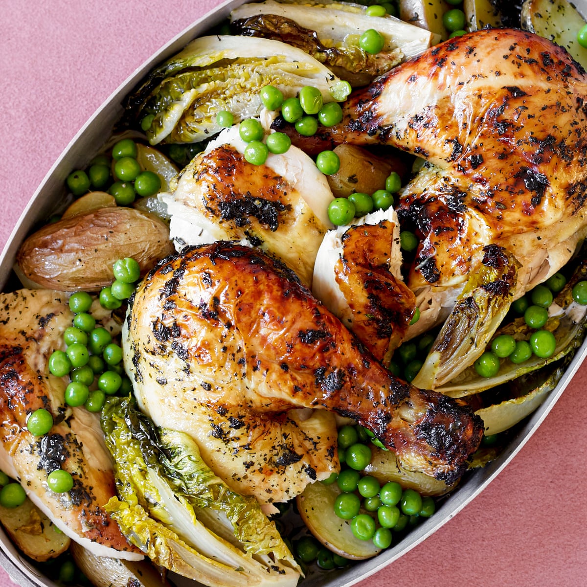 Dinner One Pan Chicken Green Beans And Potatoes Italian Chicken