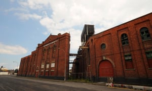 Grimsby docks, once thriving but now almost deserted