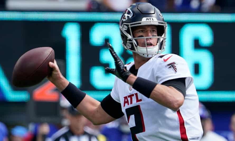 Le quart-arrière des Falcons d'Atlanta Matt Ryan