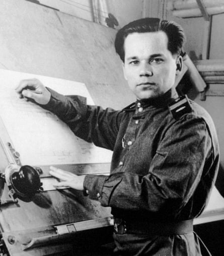 Mikhail Kalashnikov at work 1949