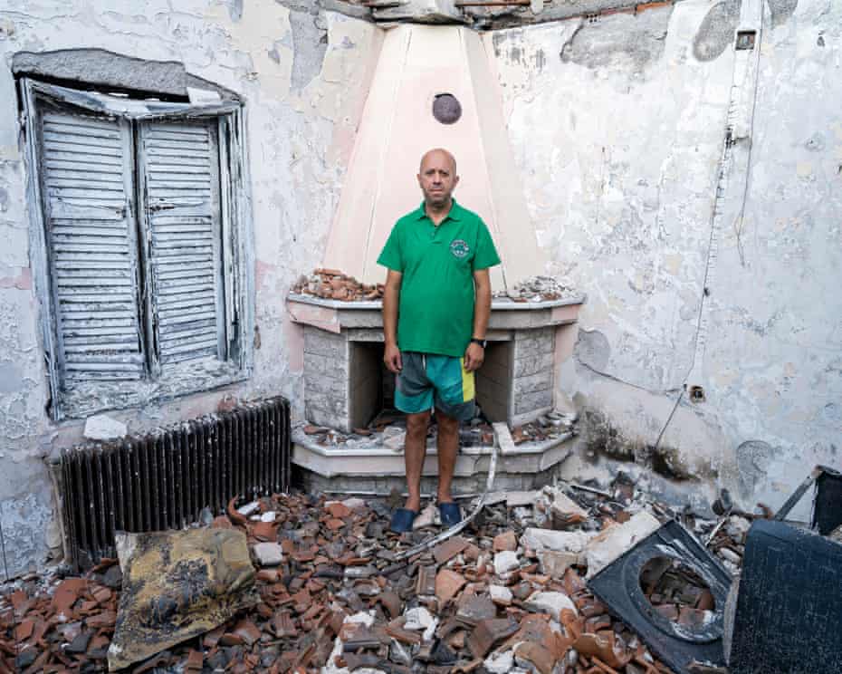‘I will see the ghosts of the dead forest for a long time’ – returning to Evia after the wildfires 7 Panagiotis Chatzis, Agia Anna Village