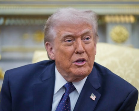 Donald Trump in the Oval Office on Tuesday.