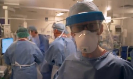 Fergus Walsh reports from the intensive care unit at University College Hospital in London, wearing protective gear.