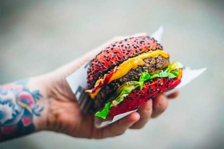 The Filth burger, created by Rosemary Ferguson and Gizzi Erskine